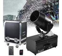 Macchina da neve 2000 W con telecomando, angolo di 90°, perfetta per feste di Natale, matrimoni, eventi di Halloween, effetti scenici, spettacoli DJ