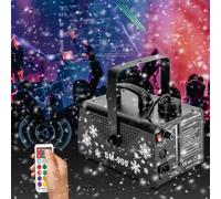 Macchina da neve 900 W macchina portatile per neve cannone neve neve macchina con telecomando per Natale, concerti dal vivo, teatro, intrattenimento in famiglia, area di copertura 20-40 m²