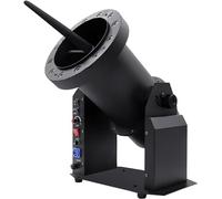 Macchina da neve migliorata da 2000 W con 12 luci LED RGB, produzione professionale per palcoscenico, perfetta per Natale, Halloween, feste, matrimoni e palcoscenici DJ