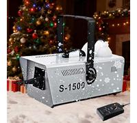 Macchina da neve portatile da 1500 W, dotata di funzionalità di controllo remoto cablato e wireless, con un serbatoio dell'acqua ad alta capacità da 5 litri, adatta per fotografie di matrimoni