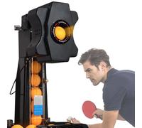 Macchina da ping pong automatica, Robot da ping pong, Spin & velocità personalizzabili, Capacità di 300 palline, Formazione da solista