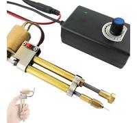 Macchina da ricamo portatile,macchina da disegno elettrica ad ago singolo con controllo della velocità della manopola,ogni volta 1-4 fogli di carta,massimo 8 fogli,for la creazione di modelli creativi