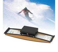 Macchina da sci simulata for interni, rulli in gomma silenziosi e corpo robusto, macchina multifunzione for esercizi cardio for aumentare la resistenza