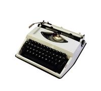 Macchina da scrivere antica - Macchina da scrivere vintage portatile per la decorazione della tavola, perfetta per casa o ufficio, design classico con carattere vintage