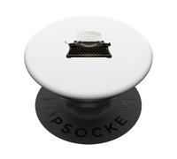 Macchina da scrivere antica PopSockets PopGrip Adesivo
