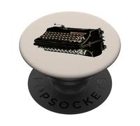 Macchina da scrivere antica PopSockets PopGrip Adesivo