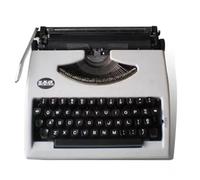 Macchina da Scrivere Inglese Manuale in Stile Antico, Macchina da Scrivere Portatile per Scrittura Creativa, Romanzi, Lettere e Collezione(B)