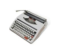 Macchina da scrivere Macchina da scrivere manuale vecchio stile, portatile e facile da usare Nastro rosso nero