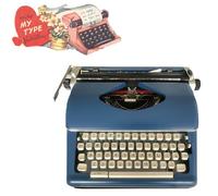 Macchina da scrivere manuale classica, macchina da scrivere tradizionale in metallo con pulsanti flessibili per una scrittura chiara, ideale per scrittura creativa, design retrò