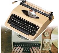 Macchina da scrivere manuale classica, macchina da scrivere vintage con stampa a due colori per scrittori esperti e principianti, perfetta per gli amanti del retrò