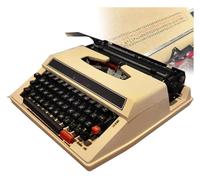 Macchina da scrivere manuale classica vecchio stile portatile facile da usare - include set di nastri - macchina da scrivere,