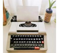 Macchina da Scrivere Manuale d'Epoca, Classica, retrò, Vecchia Macchina da Scrivere Portatile E Facile da Usare con Valigia E Nastro per Prendere Appunti, Lettere, Memorie