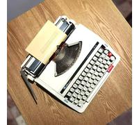 Macchina da scrivere manuale, design vintage portatile per prendere appunti facilmente, perfetta per scrittori e studenti, stile retrò classico per espressione creativa