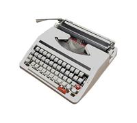Macchina da Scrivere Manuale - Elaboratore di Testi Classico Portatile per esercitarsi nella digitazione e nella Decorazione in Stile Vintage - Design retrò Ideale per Qualsiasi Spazio