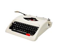 Macchina da Scrivere Manuale - Elaboratore di Testi Portatile Vecchio Stile per Scrivere Biglietti di Auguri e Oggetti da Collezione Vintage - Restauro Artigianale per Uso Normale