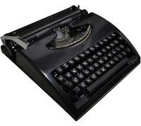 Macchina da scrivere manuale in stile retrò - Elaboratore di testi classico per scrivere romanzi e progetti creativi