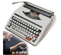 Macchina da scrivere manuale, macchina da scrivere meccanica vintage vecchio stile per flusso nostalgico, macchina da scrivere inglese portatile