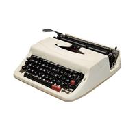 Macchina da Scrivere Manuale - Macchina da Scrivere Portatile Vintage per Scrittura nostalgica, Facile da Usare, Regalo letterario Ideale per scrittori