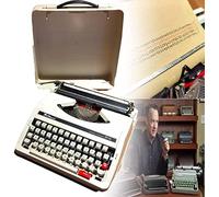 Macchina da scrivere manuale, macchina retrò portatile con pulsanti flessibili per una scrittura chiara - ideale per gli appassionati di letteratura