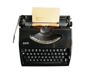 Macchina da scrivere manuale portatile - Macchina da scrivere vintage per un flusso nostalgico - Macchina da scrivere manuale portatile tradizionale vecchio stile