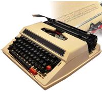 Macchina da scrivere manuale: portatile, senza fili e facile da usare, ideale per scrittura creativa, appunti o lettere, per gli appassionati di letteratura