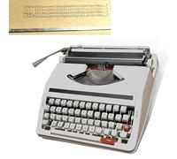 Macchina da scrivere manuale - Processore di testi vintage retrò dal design classico con nastro a doppia bobina