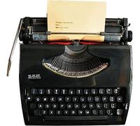 Macchina da Scrivere Manuale retrò - Decorazioni per La Casa di Ispirazione Vintage per L'artigianato E La Scrittura Creativa - Macchina da Scrivere Funzionale Ed Elegante per Lettere - STR