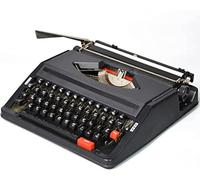 Macchina da Scrivere Manuale retrò, Macchina da Scrivere Inglese Meccanica Creativa, Decorazioni per La Casa Funzionale di Ispirazione Vintage, Scrittura Libera, Ottimo per Lettere, A, Black