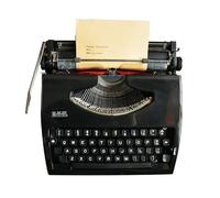Macchina da scrivere manuale retrò per scrittori, macchine da scrivere meccaniche classiche per casa e ufficio, macchina da scrivere vintage da scrivania per sala studio e lavoro creativo