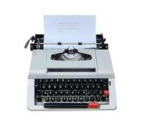 Macchina da Scrivere Manuale - Stile retrò, Ideale per la Scrittura Creativa, Prendere Appunti e Scrivere Lettere - Regalo Collezione Vintage, Design Portatile per scrittori