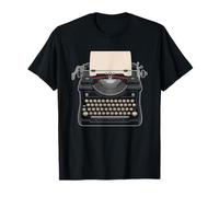 Macchina da Scrivere Manuale Ufficio Vintage Maglietta