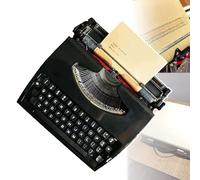 Macchina da scrivere manuale vecchio stile (in grado di digitare), macchina da scrivere, macchina da scrivere antica, finitura vintage, pulsanti flessibili portatili scrittura a mano chiara, regalo da