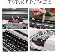 Macchina da Scrivere Manuale Vecchio Stile retrò, Macchina da Scrivere Manuale Portatile Tradizionale, Macchina da Scrivere Vintage per Un Flusso Nostalgico, White