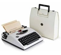 Macchina da Scrivere Manuale Vintage, Macchina da Scrittura Classica Portatile per scrittori e Collezionisti - Decorazione da scrivania Retro con Chiavi Funzionali