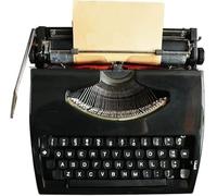 Macchina da scrivere manuale vintage, macchina da scrivere classica retrò per scrittori, elaboratore di testi portatile durevole