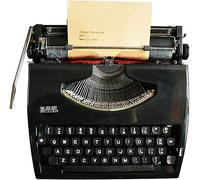 Macchina da Scrivere Manuale Vintage per l'arredamento della casa e la Scrittura Creativa - Perfetto per Lettere e Crafting