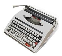 Macchina da scrivere portatile vintage per la scrittura creativa, design elegante ideale per l'arredamento dell'ufficio domestico, viaggi e crafting, leggero e compatto, regalo stimolante per scrittor