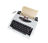 Macchina da scrivere retrò, macchina da scrivere inglese meccanica, per appunti, lettere o scrittura creativa - Regalo da collezione retrò letteraria(White)
