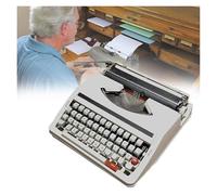 Macchina da scrivere retrò, macchina da scrivere meccanica inglese, tradizionale macchina da scrivere manuale portatile, per appunti o lettere o scrittura creativa,