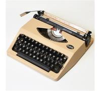 Macchina Da Scrivere Retrò, Modello Di Macchina Da Scrivere Vintage Retrò, Decorazione Retrò, Funzionamento Manuale, Facile Da Riporre E Riporre, Miglior Regalo N(Khaki)