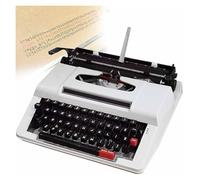 Macchina da scrivere retrò per un flusso nostalgico, stile tradizionale manuale, manuale portatile alla moda, regalo da collezione letteraria retrò
