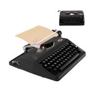 Macchina da Scrivere Retrò,Scrittura Creativa,Maiuscole e Minuscole | Idea Regalo per Scrittori,Macchina da Scrivere Vintage Funzionale per Collezionisti e Appassionati