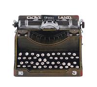 Macchina da scrivere vintage Gigicial, modello di macchina da scrivere retrò robusto ed elegante, decorazione da tavolo carina per la casa o l'ufficio