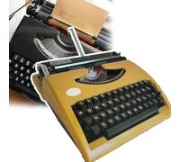 Macchina da scrivere vintage, macchina da scrivere manuale portatile, facile da usare, senza alimentazione, leggibile, per appunti, lettere, scrittura creativa, scrittori e regali letterari