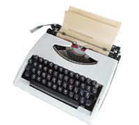 Macchina da scrivere vintage, macchina da scrivere meccanica classica retrò per appunti o lettere, manuale portatile design antico