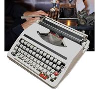 Macchina da scrivere vintage per scrittura nostalgica, durevole e portatile per posizioni remote, elaboratore di testi classico per scrittori