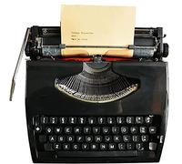 Macchina da scrivere vintage portatile, manuale, retrò, con custodia, ideale per prendere appunti, scrivere lettere, memorie, come complemento d'arredo compatto per la scrivania, non necessita di al
