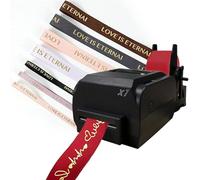 Macchina da stampa a nastro di raso con supporto, stampante a nastro digitale da 200 Dpi Stampante termica per etichette Stampante per etichette, 150 mm/s, supporta oltre 50 lingue per nastro