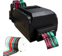 Macchina da Stampa a Nastro Satinato Digitale, Stampante a Nastro a Fila 2/4 con Supporto, Stamping Printing Machine