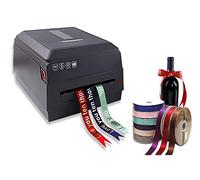 Macchina da Stampa a Nastro Stampante per Nastro di Raso Digitale a 3 Righe per Confezioni Regalo, Stampante per Etichette Macchina da Stampa per Timbratura a Lamina Larghezza 20-104 mm, Supporta Oltr